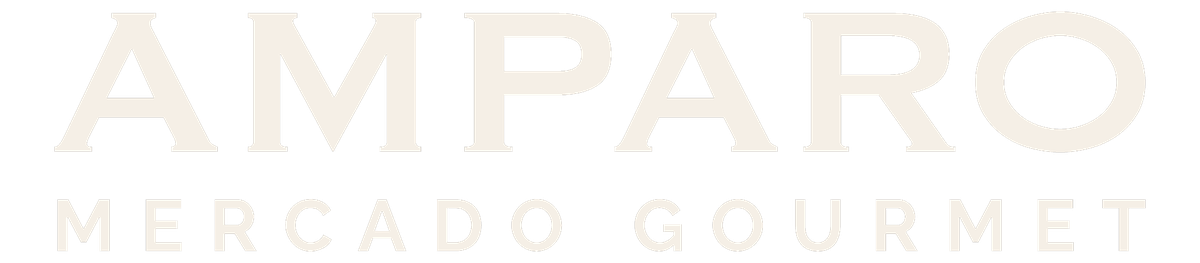 Amparo logo horizontal crema
